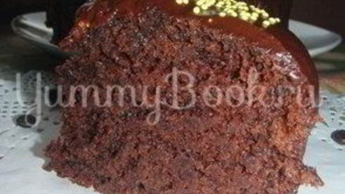 влажный шоколадный пирог без яиц