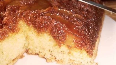 яблочно-карамельный пирог