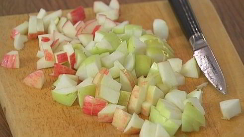 мини-пирожки с яблоками