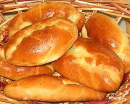 Печеные пирожки с яблоками