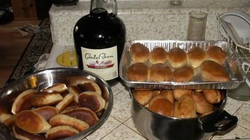 пирожки духовые и жареные