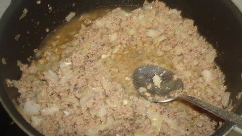 пирожки с фаршем и адыгейским сыром