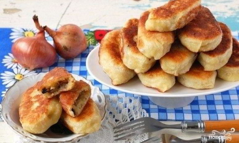 Рецепт пирожков с грибами и картошкой жареные
