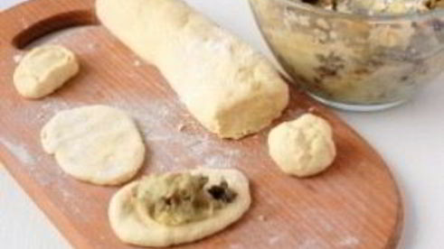 пирожки с грибами и картошкой жареные