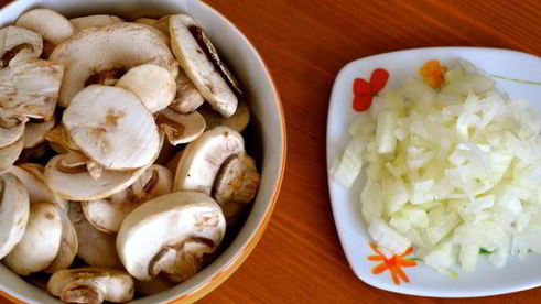 пирожки с курицей и грибами