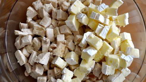 пирожки с курицей и грибами