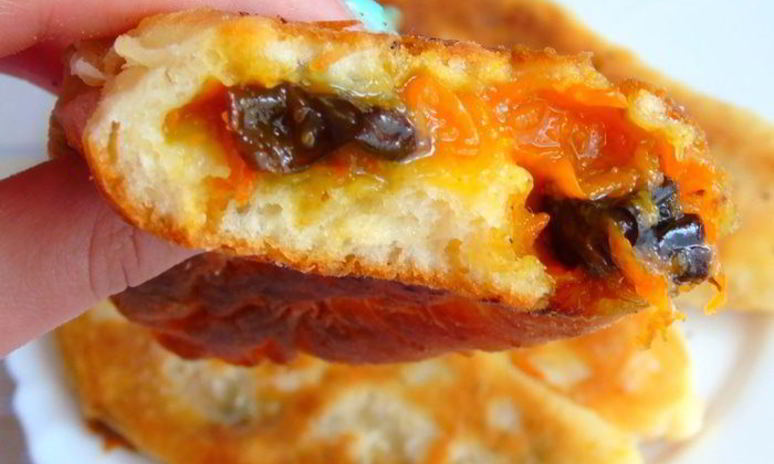 Рецепт пирожков с тыквой и черносливом