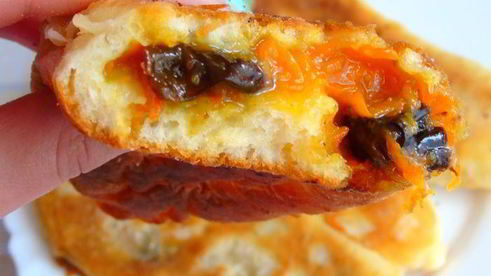 пирожки с тыквой и черносливом