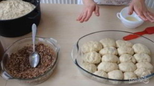 пирожки в духовке с мясом и другой начинкой