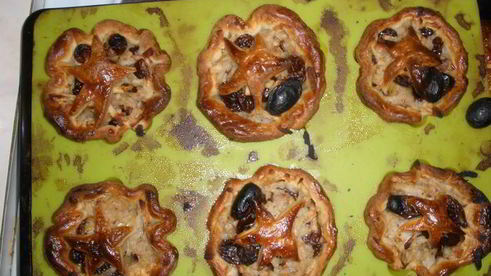 рождественские пирожки-звездочки