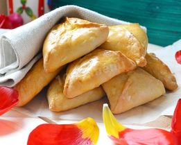 Эчпочмак из пресного теста