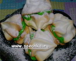 Белковое пирожное Поцелуйчики