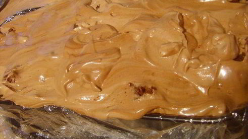 брауни и шоколадный парфе