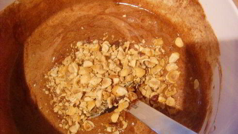 брауни и шоколадный парфе