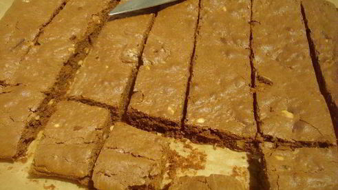 брауни и шоколадный парфе