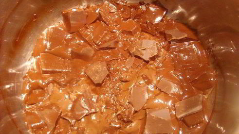 брауни и шоколадный парфе