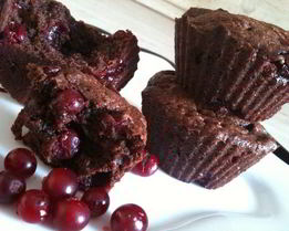 Брауни с клюквой