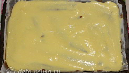 брауни с творогом и вишней