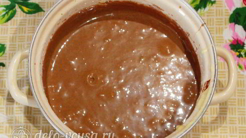 брауни с творогом и вишней