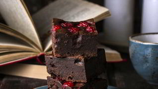 Брауни с вишней