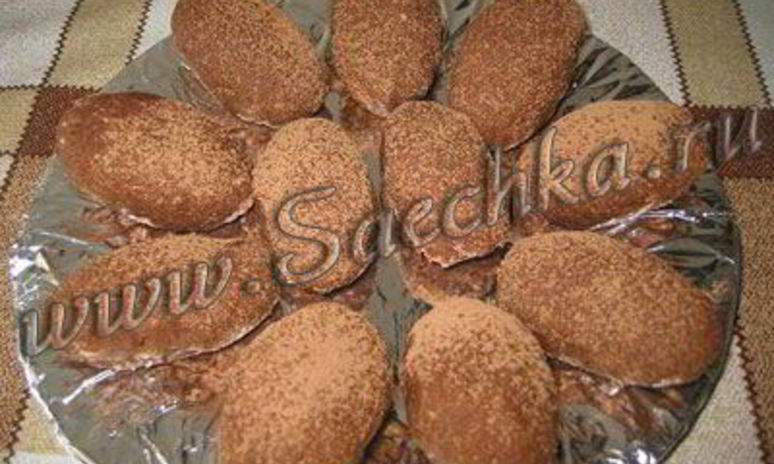 Рецепт домашнего пирожного картошка