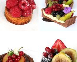 Малиновые пирожные