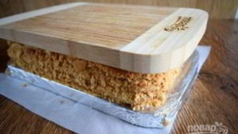 медовое пирожное с начинкой