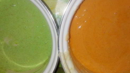 миндальные пирожные с творожно-марципановой прослойкой