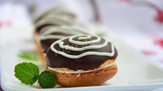 Пирожное буше бисквитное