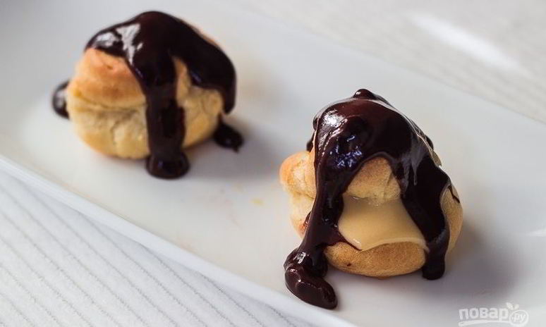 Рецепт пирожного с заварным кремом