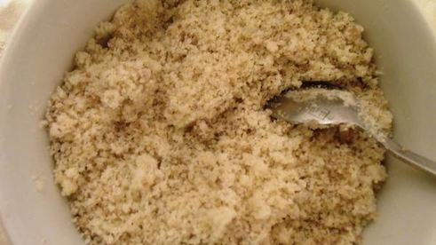 пирожное со штрейзелем