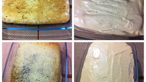 пирожные маковые с кофейным кремом