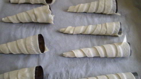 пирожные трубочки