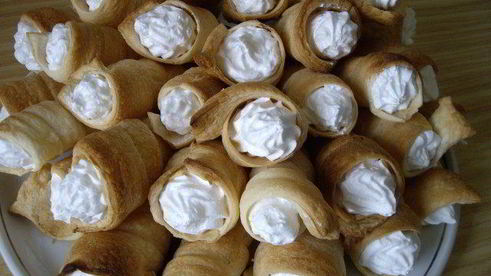 пирожные трубочки