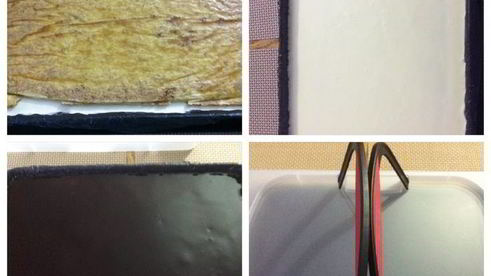 торт-пирожное с клубникой и смородиной