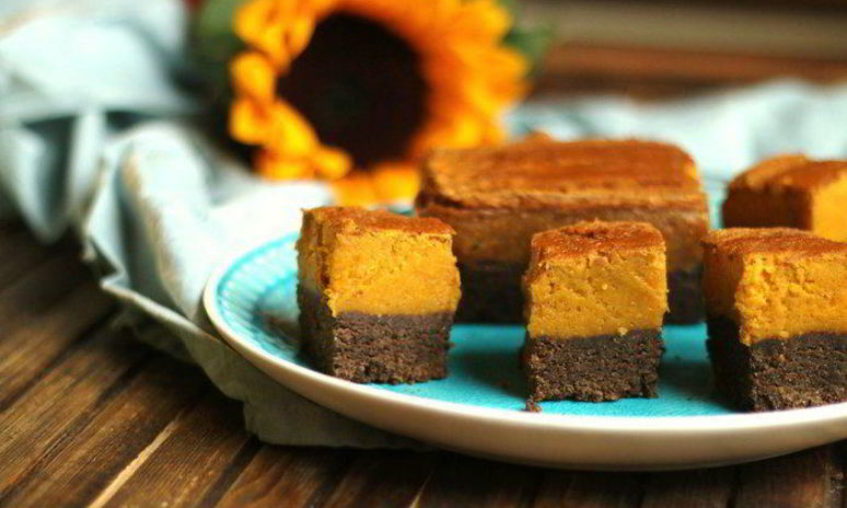 Рецепт тыквенного брауни с кэробом