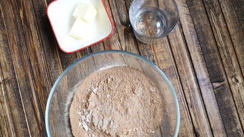 тыквенный брауни с кэробом