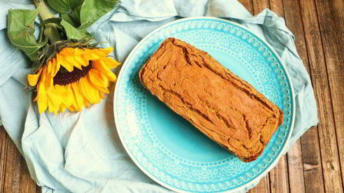 тыквенный брауни с кэробом