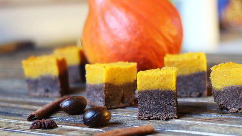 тыквенный брауни с кэробом