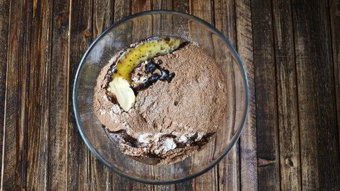 тыквенный брауни с кэробом