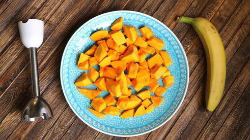 тыквенный брауни с кэробом