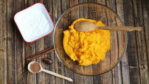 тыквенный брауни с кэробом