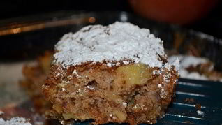 Яблочный брауни