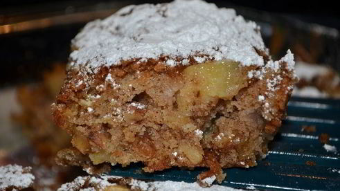 яблочный брауни