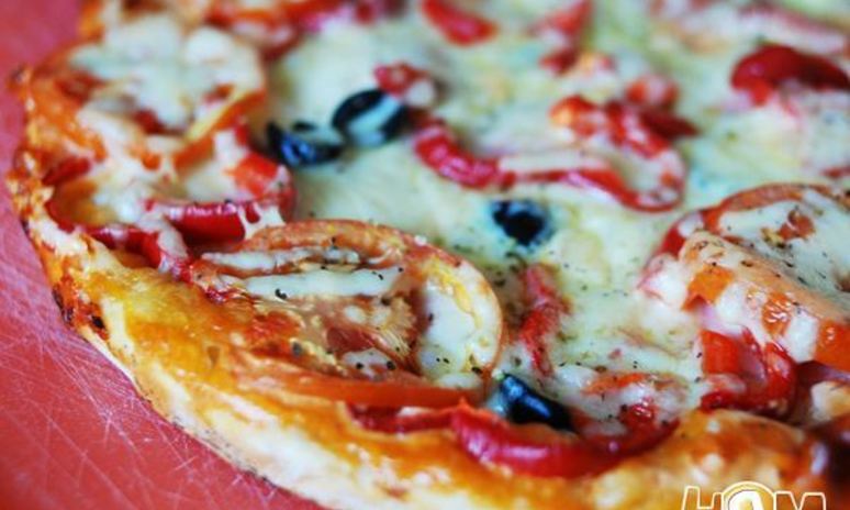 Рецепт быстрой пиццы на кефире