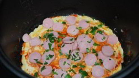 быстрая пицца в мультиварке