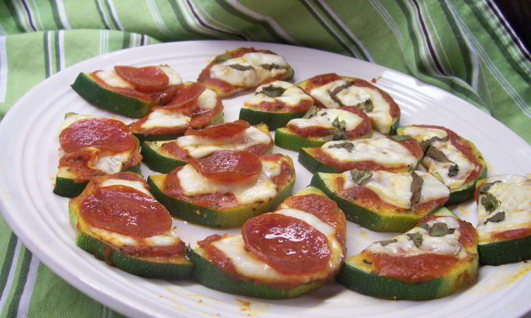 Рецепт мини-пиццы из кабачков на гриле