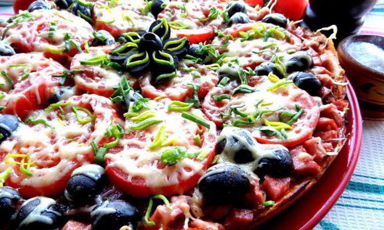 Рецепт пиццы без духовки