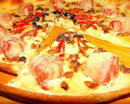 Пицца Гребешки Ля Гурме