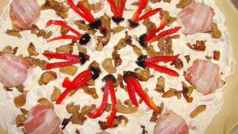 пицца гребешки ля гурме